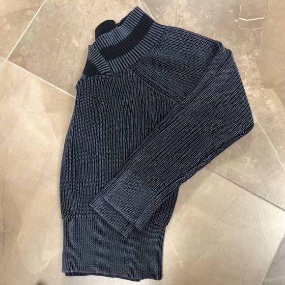 Rag n Bone Dark Gray Black Ribbed Sweater - Picture 5 of 5